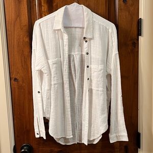 Free People linen top size S